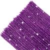 TOAOB THE ONE AND ONLY BABY TOAOB 200 Pezzi Scovolini Ciniglia Steli per Lavoretti Viola 30 cm Glitter Bastoncini Decorativi Pipe Cleaner per Artigianato Decorazion Fai da Te Decorazione Arte