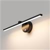 LANMOU Lampada Specchio Bagno, 41cm, con Interruttore, IP44