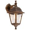 Qazqa capital - Appliques Classico - 1 luce - L 150 mm - Oro/Ottone - Design I Rustico - Illuminazione esterna