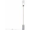 Qazqa rid - Lampada da terra Art déco - 1 luce - Ø 15 cm - Ottone - Art déco - Soggiorno I Camera da letto I Sala da Pranzo I Cucina