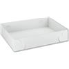 scotton spa 5 PEZZI Vassoio porta bomboniere cartoncino bianco eco 50.5x50.5x9.5 cm