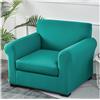 AQIGR Copridivano con Schienali Separati E Cuscini Seduta, 1 Posto Copridivano Antiscivolo con Fascia Elastica, Elasticizzato Decorazione del Soggiorno Prova di Graffio Copridivano (Color : #40)