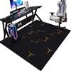 WAWFONG 90 x 120 cm Gaming Tappeto Sedia Tappeto salvapavimento Antiscivolo Tappeto per Sedia Gaming per pavimenti in legno Tappeto Protettivo Sottosedia Tappetini per Sedie Ufficio Tappeto Sedia con Ruote