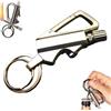 Generisch 3-in-1 Sigaro Eterno Accendino, con Multitool Portachiavi Apribottiglie, Portatile Riutilizzabile Multifunzione, Accendino Impermeabile per Sigari da Esterno di Emergenza (B)