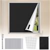 Zaxiva Tenda oscurante per interni, 300 x 145cm, 100% oscurante, tenda a rullo per interni, oscuranti finestre, tenda oscurante finestra, protezione solare, facile da installare, portatile per viaggio