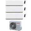 Toshiba DAISEIKAI 10 WHITE R32 Climatizzatore a parete trial split inverter Wi-Fi bianco - unità esterna 5.2 kW unità interne 13000+10000+10000 BTU