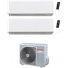 Toshiba DAISEIKAI 10 WHITE R32 Climatizzatore a parete dual split inverter Wi-Fi bianco - unità esterna 5.2 kW unità interne 13000+13000 BTU