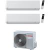 Toshiba SHORAI EDGE WHITE R32 Climatizzatore a parete dual split inverter Wi-Fi bianco - unità esterna 5.2 kW unità interne 12000+9000 BTU