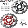 NONE 2PC BUCKLOS Freno A Disco Della Bicicletta 160/180/203 Bici Rotori Galleggianti In Acciaio Inox Mountain Bike Freno Rotore Mtb Rotori Parte 1PC