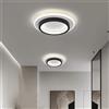 MSZGJY Plafoniera moderna e semplice con decorazione a LED Lampada da soffitto per interni di lusso nordica Soggiorno Corridoio Camera da letto Plafoniera creativa in metallo