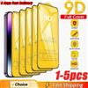 NONE Vetro temperato 9D 1-5 pezzi per iPhone 17/16/15/14/13/12/11 Pro Max, X/XS/XR/14/15/16/17 Plus - Proteggi schermo HD!