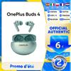 OnePlus Buds 4 Versione Globale Originale, Riduzione Attiva del Rumore, ANC Dinamico 55dB, Bluetooth 5.4, Connessione Stabile, Audio Hi-Res, IP55