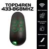 NONE Telecomando Came Topd4Ren 806Ts-0290 D2Ren per Cancello Garage 433.92 - 868.35Mhz, Trasmettitore Portatile per Apriporta Garage