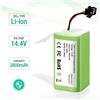 LIKEKALA Batteria agli ioni di litio da 14.4V 6800mAh per Conga 990 1090, Tesvor X500, Ecovacs Deebot N79 N79S DN622, Eufy RoboVac 11 11S, RoboVac 30