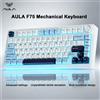 AULA Tastiera Meccanica AULA F75 Tre Modalità Tastiera Meccanica da Gaming con Manopola Multifunzione Commutabile tra Modalità Gioco/Ufficio