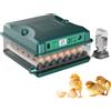 Betuyoo Incubatrice per Uova Completamente Automatica 24/36 Posti, 5 Modalità di Schiusa, Rotazione Automatica e Controllo Temperatura, Doppia Alimentazione 220V/12V, Mini Incubatrice 50W per Polli e Anatre