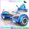 RCB Hoverboard RCB da 6,5 Pollici con Hoverkart, Pneumatici LED Antiscivolo, Funzioni di Sicurezza Integrate, Hoverboard Elettrico per Bambini e Adulti