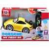 Burago BB Junior Porsche 911 GT3 My First RC Car, Giallo Elettrico Telecomando Veicolo Elettrico Comandi Facile da Usare per Movimento Avanti e Indietro, Perfetto per Bambini 2 Anni +