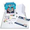 Apostrophe Games Crea il tuo set di giochi da tavolo-Kit fai da te con scheda di gioco vuota, pezzi di gioco, carte in bianco, dadi, Spinner, Rulebook, timer di sabbia-Costruisci il tuo kit di gioco-Versione italiana