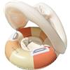 Yidueace Salvagente Neonato - Ciambella Neonato con Parasole, Anello di Nuoto Gonfiabile, per Bagno, Piscina, per Vacanze, Spiaggia, Estate, Giochi d'Acqua, Mare per Bambini da 0-4 Anni