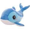 champracer Peluche a forma di delfino per bambola, per giocare e coccole, morbido peluche per ragazze, ragazzi, bambini (40 cm, blu)