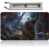 Four leaves MTG Tappetini da gioco+Borsa impermeabile gratuita,MTG Playmate Table Mat Dimensioni 60X35CM MTG Mouse Pad compatibile con MTG TCG CCG RPG
