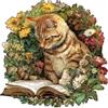 Hakumata Puzzle in legno per adulti, con pagine dorate, 280 pezzi, puzzle in legno, regalo unico per gli amanti del puzzle, decorazione da parete e regalo per amici e famiglie
