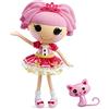 Lalaloopsy Bambola Jewel Sparkles 33cm con gatto persiano, Bambola principessa con vestito rosa intercambiabile e scarpe, Confezione riutilizzabile, Età: 3+ anni, Esclusivo Amazon
