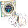 Mozi Flow Ring Geometrico - Bracciale Magico Facile da Usare - Magic Ring 3D, Fidget Spinner e Gioco per ADHD per Bambini e Adulti (Iridescent)