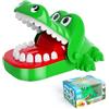 Right 20 Denti da Coccodrillo Gioco, Set Giocattolo Croco Doc Denti di Coccodrillo - Emozionante Gioco da Famiglia e Festa