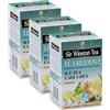 Sir Winston Tea, Ice Tea Tè Bianco Freddo Earl Grey 54 Filtri, 3 Confezioni da 18, Infuso al Bergamotto Senza Zuccheri e Calorie, Gusto Delicato e Raffinato per Bicchiere o Borraccia, Certificato RFA