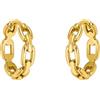 SOFIA MILANI - Orecchini da Donna in Argento 925 - Placcati in Oro - Creoli Catene a Maglie - E3051