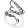 KINGWHYTE Anello vichingo da uomo, in argento Sterling 925, regolabile, vintage, regalo di compleanno per donne, 8, Argento sterling