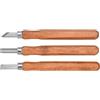 Generic XYWHPGV Set di strumenti per intaglio del legno Scalpello per lavorazione del legno Manico in legno con custodia per principianti 3 pezzi(e38b5 42d90 ffffd cecd7 bb267 4e34b