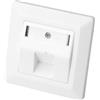 Digitus Professional Supporto per Keystone 1 scomparto Digitus Professional DN-93811 Bianco [DN-93811]