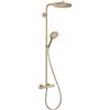 hansgrohe Raindance Select S Colonna doccia 240 1 getto PowderRain con termostatico, bronzo satinato, 27633140