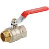 BOUTTE Boutt 2114168 BMF12 - Valvola 1/4 di giro maschio/femmina, con maniglia, ACS, PN40, 12 x 17