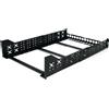 StarTech.com Guide Rack Universali 3U - Staffe di Montaggio Fisse Binari per da 19" a profondità regolabile [UNIRAILS3U]