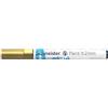 Schneider 120153 Paint-It - Matita acrilica (con punta rotonda da 2 mm, colori acrilici ad alta copertura per legno, tela, pietra, ecc.), 1 pezzo, oro