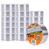 TAPEBEAR Nastro Butilico 50mm x 10m, Nastro Sigillante Impermeabile, Autoadesivo in Alluminio Butilico per Riparazione di Tetti, Grondaie e Perdite, 16 Rotoli