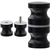 Anseom 1 Pezzi Maniglia di Porta della Doccia Maniglie per Porte Maniglia Per Porta Rotonda Pomolo per Porte Vetro in Lega di Alluminio Pomolo Per Porte Vetro per Cucina Bagno Casa Hotel (30mm)