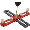Generic Cassetto Pull Jig, Armadio Hardware Jig, Guida ai modelli Locator Punch, Stampo multiuso per armadio per l'installazione della maniglia del cassetto e del tirante