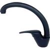 IMPALLI è casa IMPALLI Miscelatore Cucina Canna Lunga Girevole Rubinetto Lavello Cucina 18,9X19,6 Cm Facile Installazione Rubinetto Cucina Serie Alice (NERO OPACO)