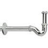 GOPLAST Sifone a s in abs cromato da 1 1/4 s/piletta