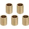 PATIKIL 5pz M8 Distanziali in Ottone Ottone 8mm ID x 10mm OD x 15mm L | per 5/16 Pollice o M8 Vite, Distanziatore Metallo, Distanziatore a Vite