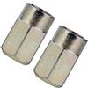 WEIJIA 2PK 2610916116 - Pinza per dadi forati quadrati, adatta per mini sega ad angolo retto con attacco Dremel Flex Shaft