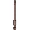 QUARKZMAN Punte Cacciavite Piatta Esagonale H4.0 (4mm) con Punta Magnetiche Gambo Esagonale 1/4 Lunga 75mm (3) Inserti per Avvitatore Metrico Acciaio S2 Chiave Bussola, Tonalità Rame