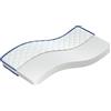 vidaXL Materasso di memoria in schiuma fredda 200 x 140 x 17 cm Morbido