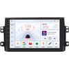 Happiq Autoradio con Bluetooth e CarPlay - per Suzuki SX4 e Fiat Sedici (2006-2013) - compatibile con Apple e Android - impianto stereo - sistema di navigazione - 3 GB di RAM, 32 GB di memoria