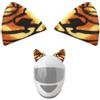 KORKUS 1 paio di orecchie di tigre per casco sci bicicletta casco moto accessori casco decorazione casco orecchie casco corna stile 2, yxtk9269